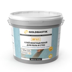 Клей багатоцільовий GoldBastik для підлоги і стін BF 61 (13 кг) ❤ Доставка по Україні ➤ PIDLOGAVDIM.COM.UA