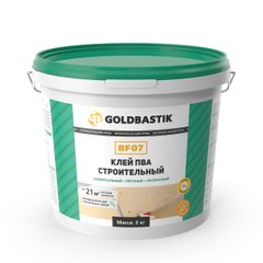 Клей ПВА GoldBastik будівельний BF 07 (3 кг) ❤ Доставка по Україні ➤ PIDLOGAVDIM.COM.UA